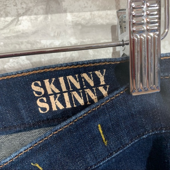 MADEWELL the SKINNY SKINNY JEANS. DARK WASH. SIZE WOMEN'S 29x32 **flawed** - Picture 9 of 9